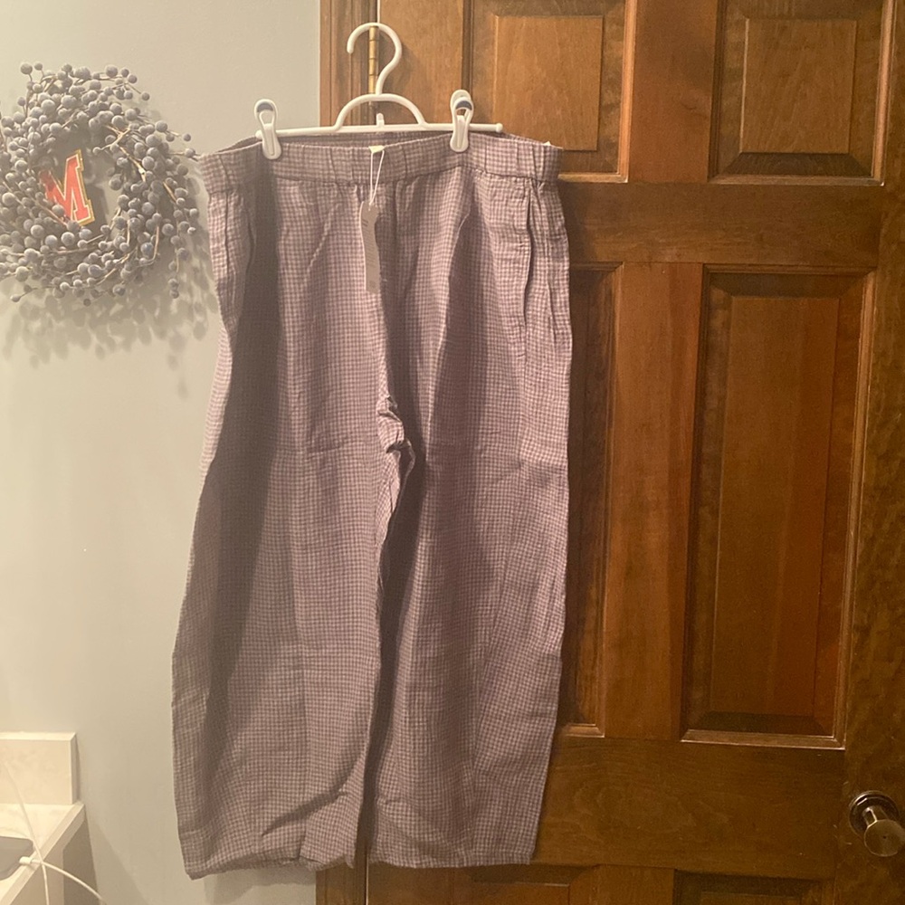 NWT: Eileen Fisher Cropped Lantern Pants